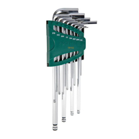 Bộ lục giác đầu bi dài hệ inch SATA -  09-102