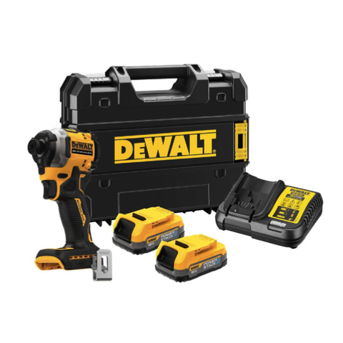 Bộ máy bắn vít Dewalt pin Power Stack DCF850E2T