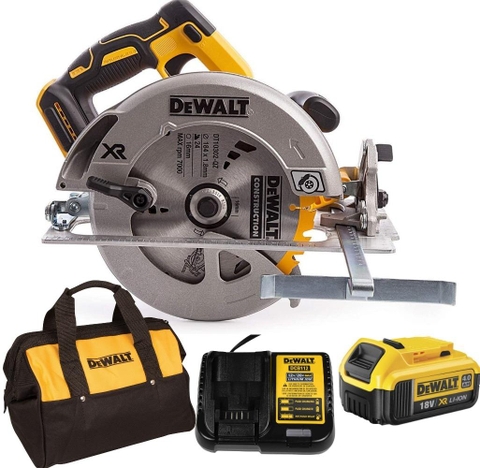 Bộ máy cưa đĩa pin 184mm 18V Dewalt DCS570M1-KR