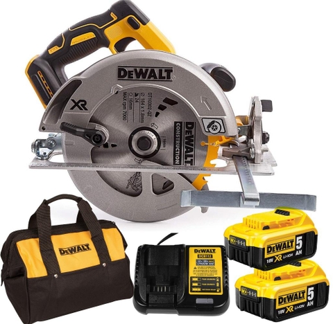 Bộ máy cưa đĩa pin 184mm 18V Dewalt DCS570P2