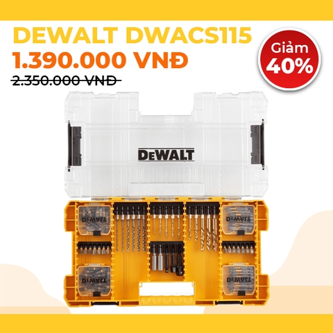 Bộ mũi khoan và vít đa năng Dewalt DWACS115