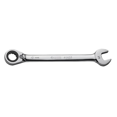 Cờ lê vòng miệng tự động, đảo chiều  10mm Sata 46603