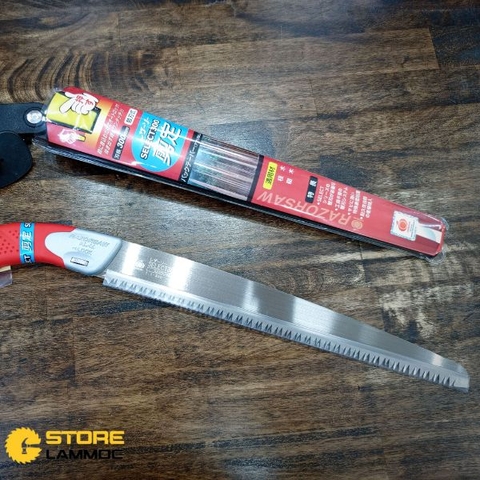 Cưa cắt cành răng thô 1.1mm 300mm Sentei Razor Saw Gyokucho RZ175