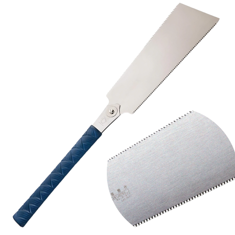 Cưa cắt mộng gỗ 2 mặt lưỡi cán nhựa 240mm Nhật Razor Saw Gyokucho RZ661