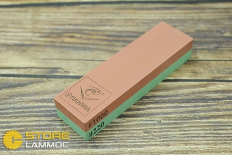 Đá mài 2 mặt Nhật 220/1000 không đế Lobster NAB-220