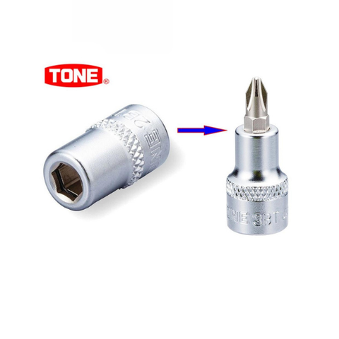 Đầu chuyển từ tuyp 1/4 sang bắt vít lục giác 6.35mm Tone 2BT