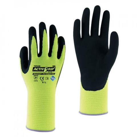 Găng tay đa dụng chống dầu Towa 580 HI-VIS color V - 11