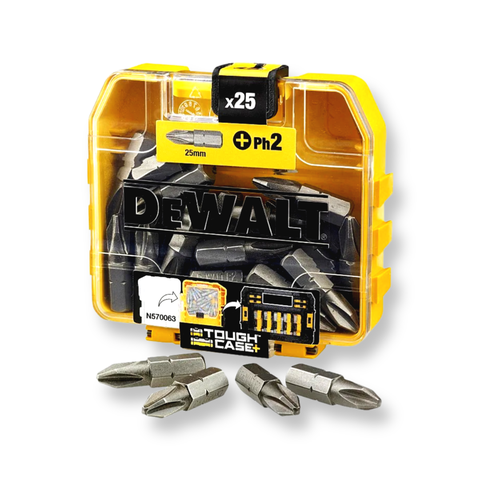 Hộp đựng 25 mũi bắn vít PH2 dài 25mm Dewalt DWA2PH2M25