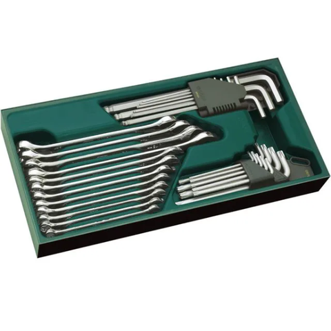 Khay cờ lê và lục giác 30 chi tiết ( hệ mét ) Sata 09906