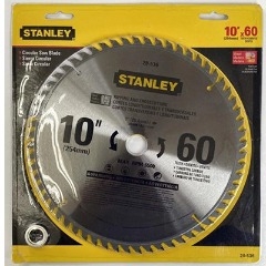 Lưỡi cưa gỗ Stanley 20-536 254mm, 60 răng, cốt 25.4mm
