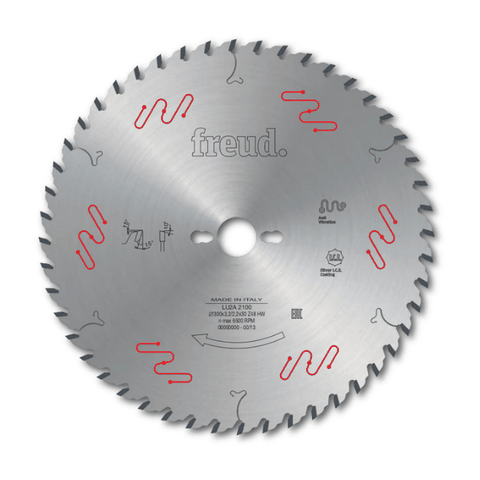 Lưỡi cưa gỗ tự nhiên 200mm, 34 răng, cốt 30mm, ít ồn Frued LU2A-0800