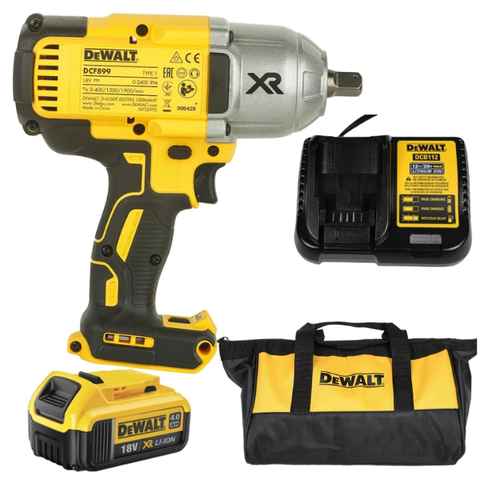 Máy bắn bu lông pin 20v 950Nm Dewalt DCF899M1 (1 pin 4ampe)