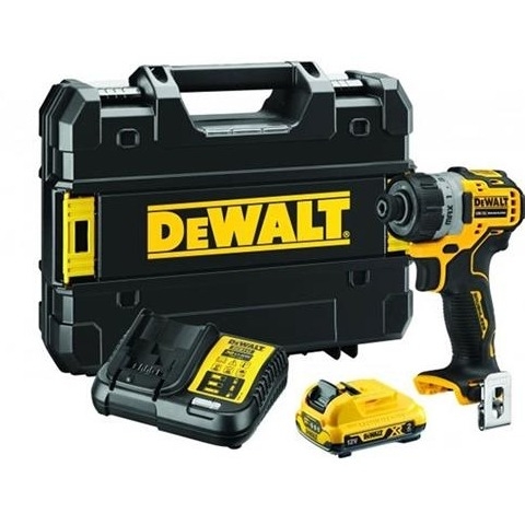 Máy bắn vít dùng pin 12V không than 1 pin 2ampe Dewalt DCF601D1