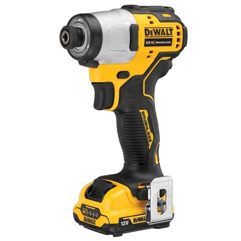 Máy bắn vít dùng pin 12V không than 1 pin 2ampe Dewalt DCF801D1