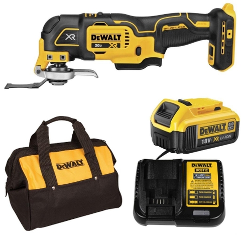 Máy cắt rung đa năng pin 20V Dewalt DCS356M1 (1 pin 4Ah)