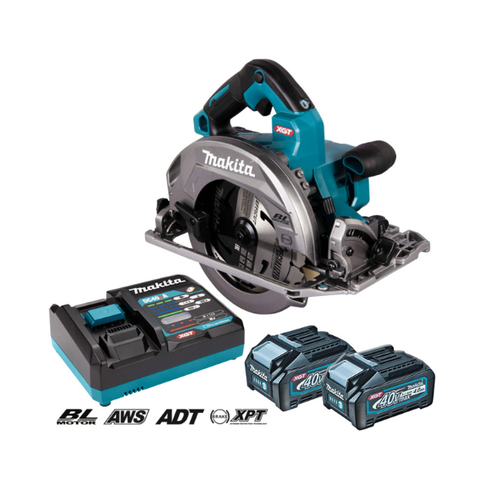Máy cưa đĩa dùng pin 40v 190mm Makita HS003GM201