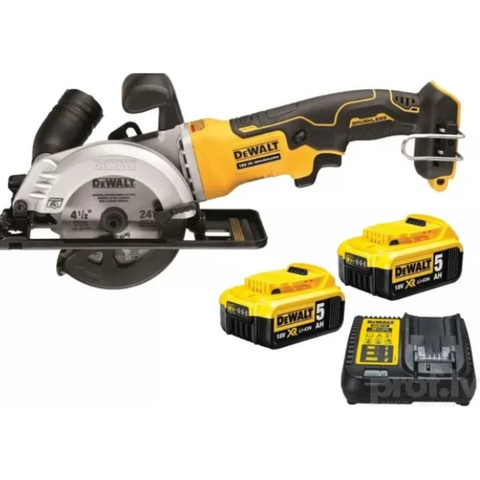 Máy cưa đĩa pin 115mm 18V Dewalt DCS571P2