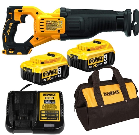 Máy cưa kiếm dùng pin Flexvolt Dewalt DCS386P2 (2 pin 5ampe)