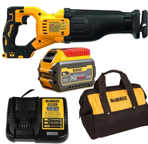 Máy cưa kiếm dùng pin Flexvolt Dewalt DCS386T1 (1 pin 6ampe)