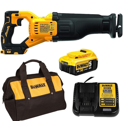 Máy cưa kiếm pin 20v 1 pin 5ampe Dewalt DCS386P1