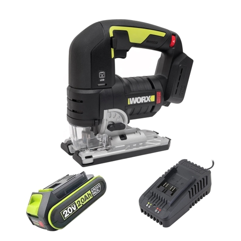 Máy cưa lọng pin 20V Worx WU550.12.2B (1 pin 2Ah, 1 sạc 2Ah)