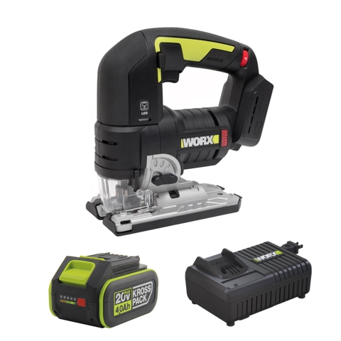 Máy cưa lọng pin 20V Worx WU550.14.6B (1 pin 4Ah, 1 sạc 6Ah)