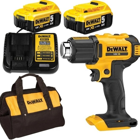 Máy khò nhiệt pin 18V Dewalt DCE530P2