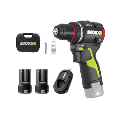 Máy khoan bắn vít pin 12v lực 50Nm không búa Worx  WU135