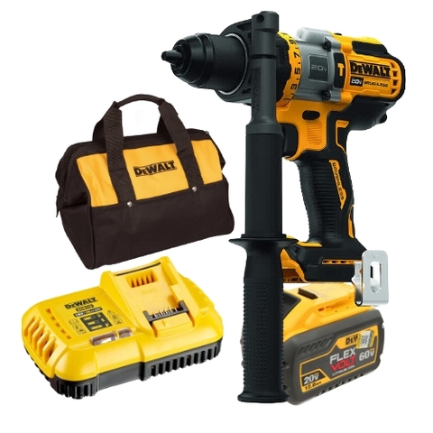 Máy khoan pin có búa Dewalt DCD999Y1 pin Flexvolt 12ampe