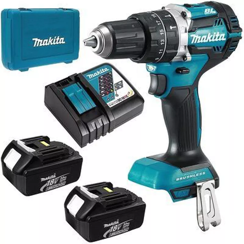 Máy khoan và vặn vít dùng pin (BL)(18v) Makita DDF487RFJ