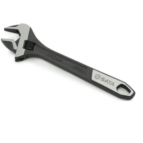 Mỏ lết cán đen cao cấp 10inch/250mm mở miệng 36.5mm  Sata 47124