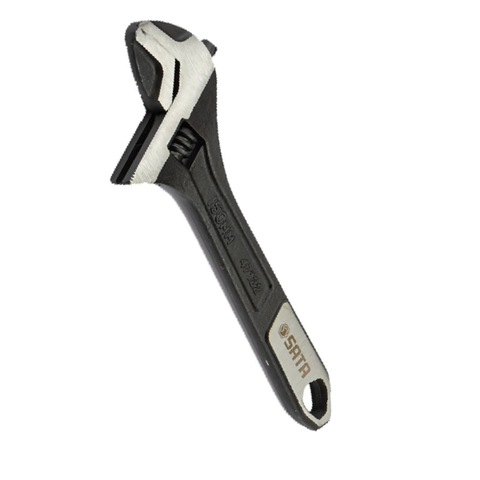 Mỏ lết cán đen cao cấp 6inch/150mm mở miệng 27.5mm Sata 47122