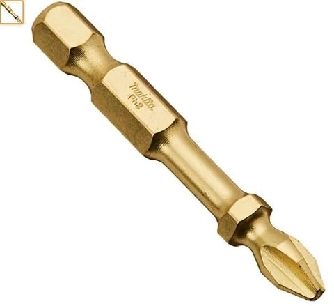 Mũi bắn vít 4 cạnh PH2 dài 50mm 1 đầu chuẩn ngắn Makita B-42874