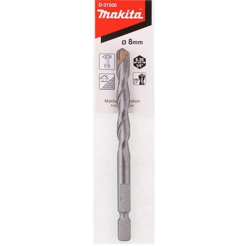 Mũi khoan bê tông chuôi lục giác 5mm (6.35mm) Makita D-31500