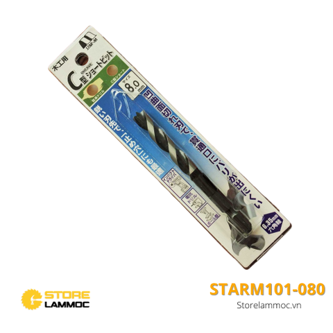 Mũi khoan gỗ 8mm Star-M STARM101-080