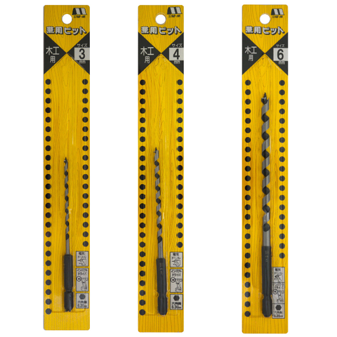 Mũi khoan gỗ xoắn tự rút 3mm 4mm 6mm Star-M No.6