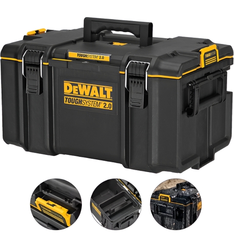 Thùng đồ nghề chống nước 54x37x32 cm TOUGHSYSTEM 2.0 Dewalt DWST08300