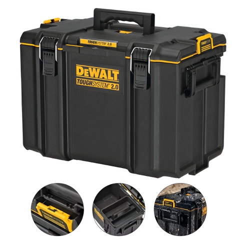 Thùng đồ nghề chống nước 55x37x41cm TOUGHSYSTEM 2.0 Dewalt DWST08400