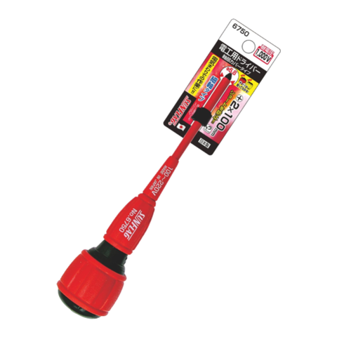 Tua vít bake 4 cạnh PH2 dài 100mm cách điện 1000V Sunflag 6750