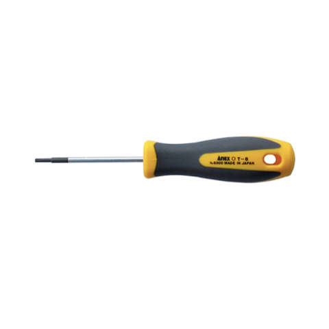 Tua vít điện tử đầu bông sao 6 cạnh có lỗ T8 dài 60mm Anex No.6300