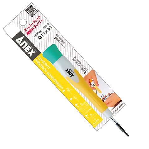 Tua vít điện tử Nhật Bản đầu bông sao 6 cạnh T7 dài 30mm Anex No.3544