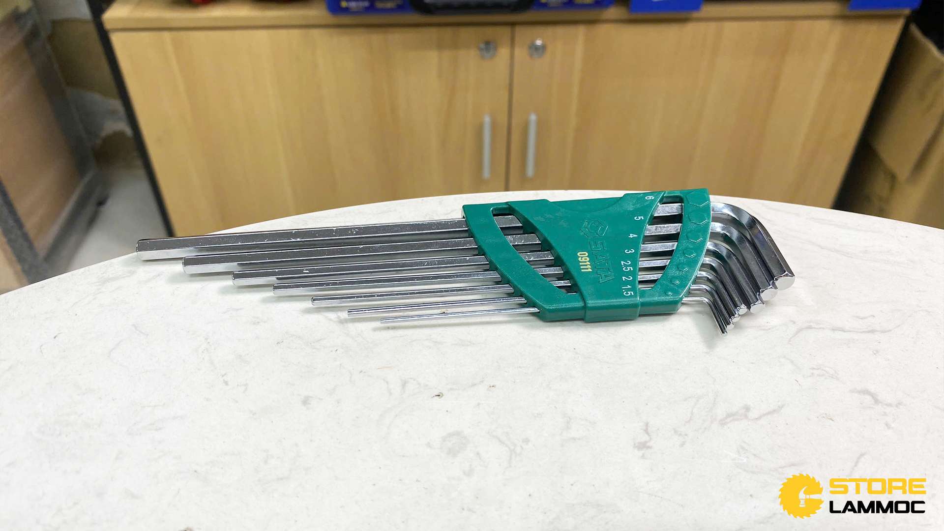 Bộ cờ lê hình chữ L (bộ 7 cái) Sata 09111