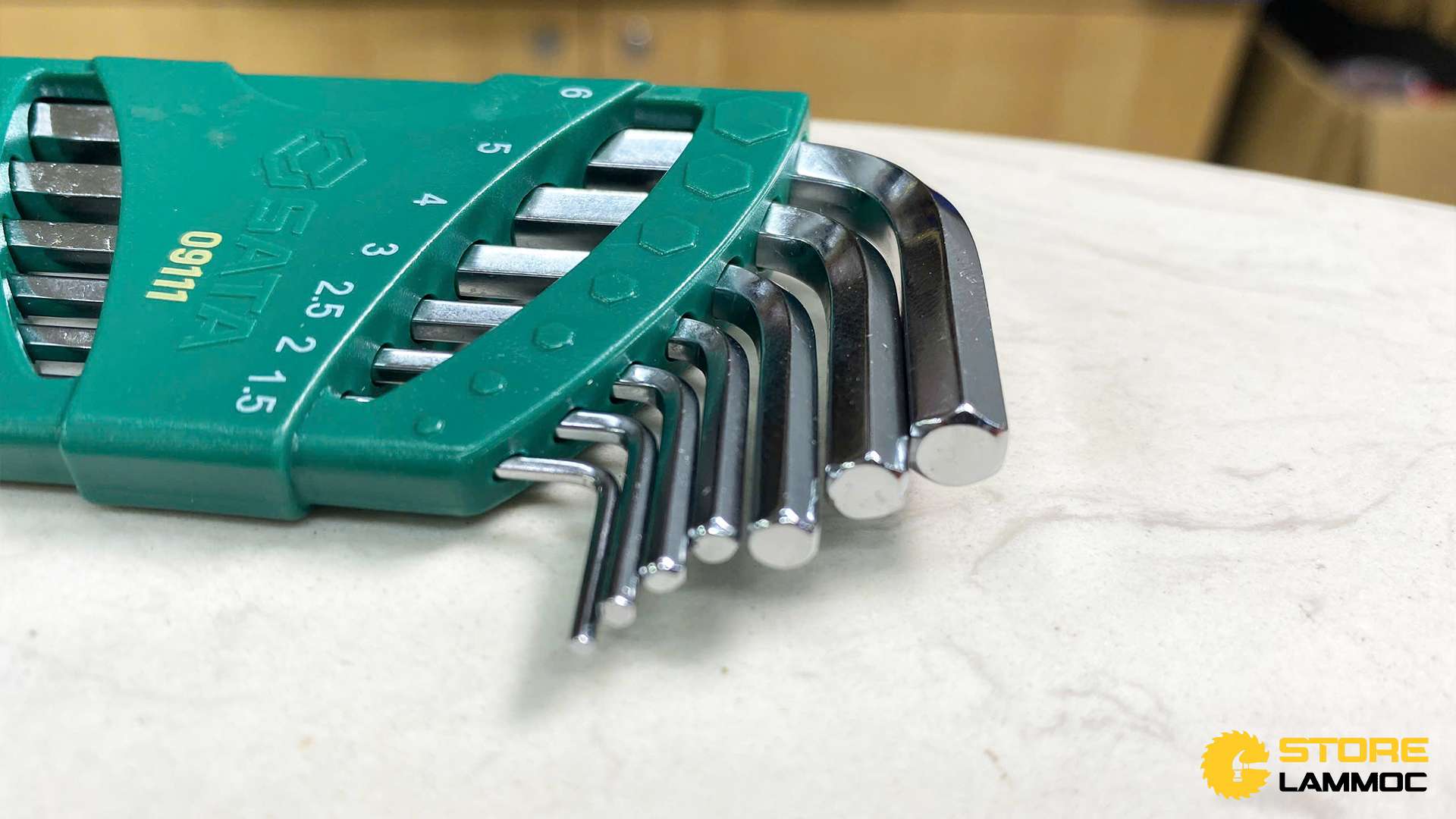 Bộ cờ lê hình chữ L (bộ 7 cái) Sata 09111