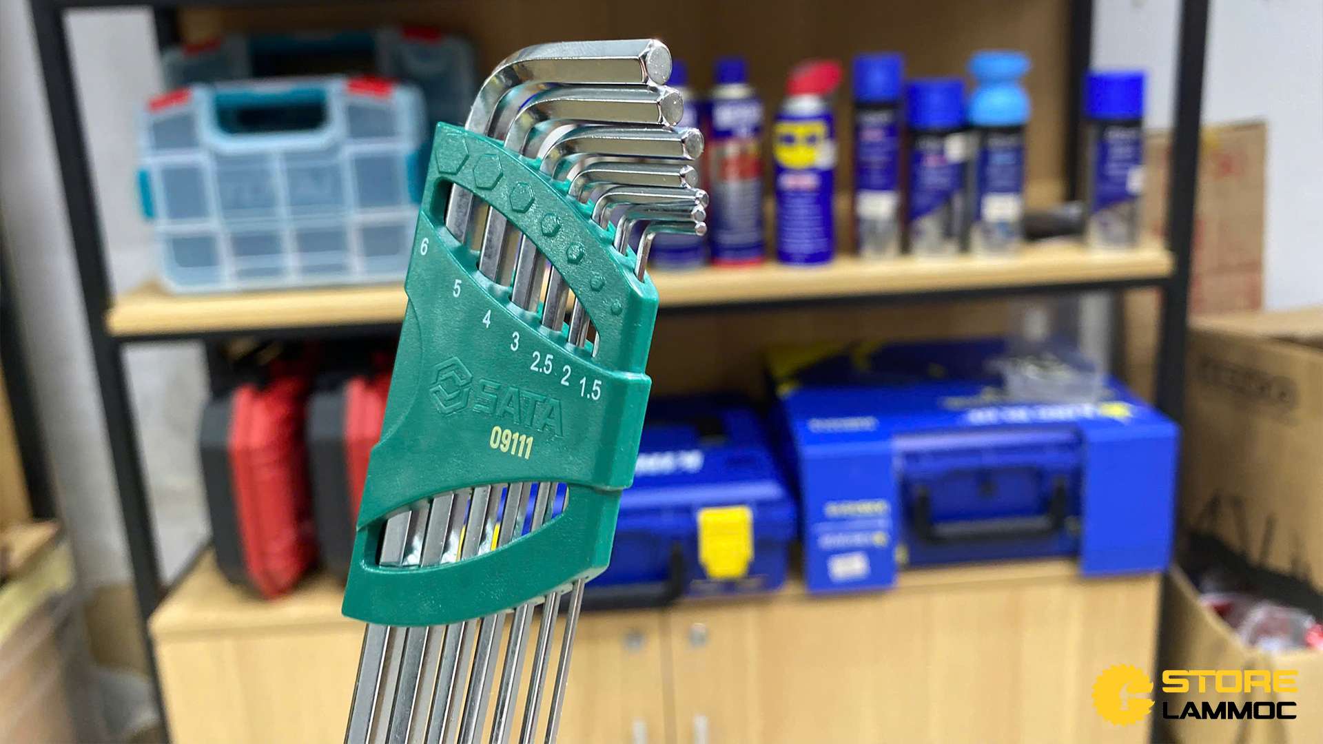 Bộ cờ lê hình chữ L (bộ 7 cái) Sata 09111