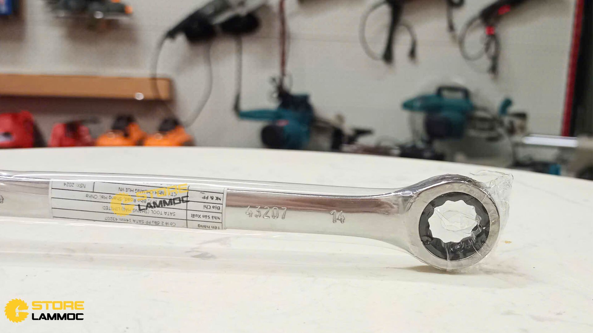 Cờ lê 2 đầu FP 14mm Sata 43207 - 3