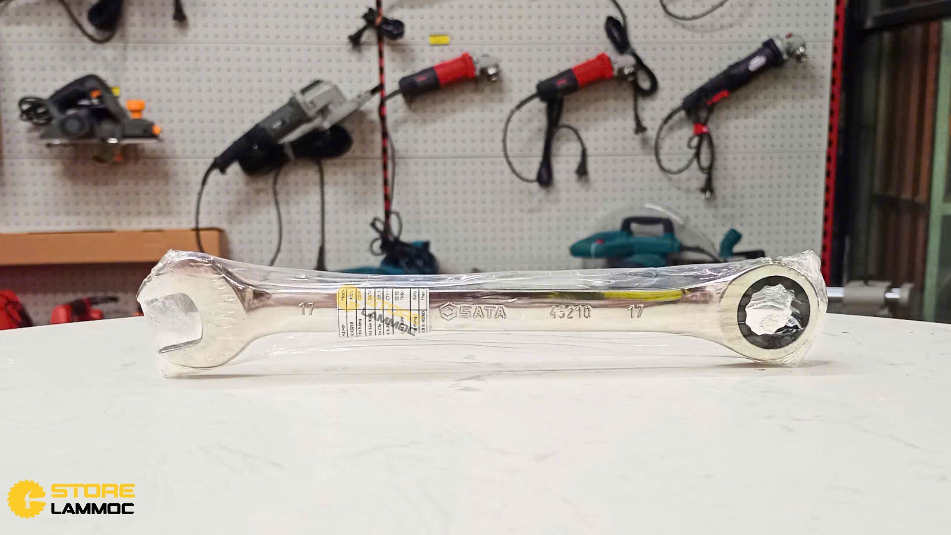 Cờ lê 2 đầu FP 17mm Sata 43210 - 1