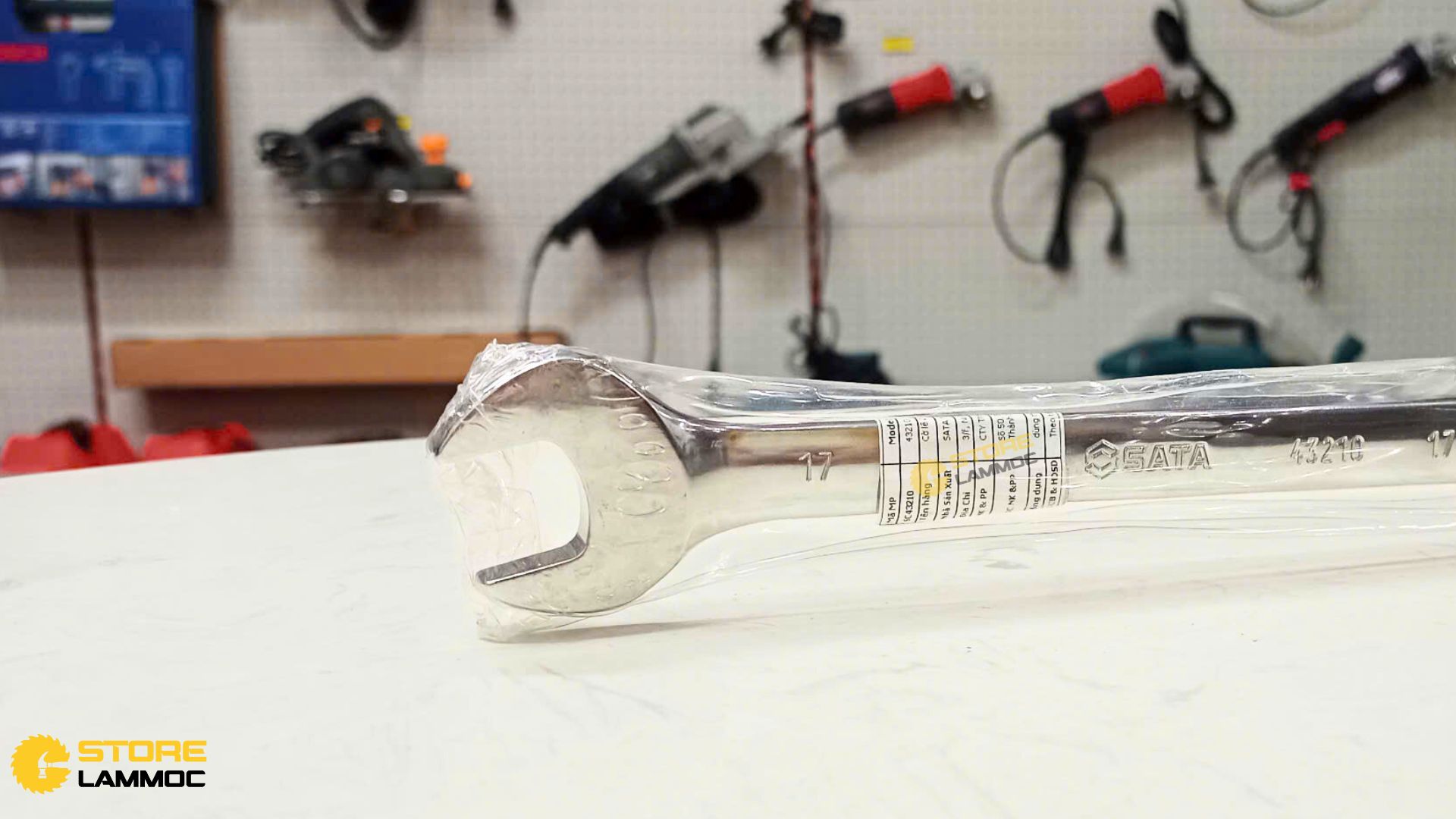 Cờ lê 2 đầu FP 17mm Sata 43210 - 2