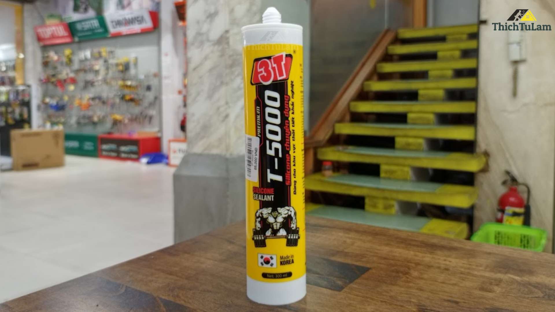 Keo silicone chịu môi trường khắc nghiệt màu trắng T5000 cao cấp 3T-5000TR