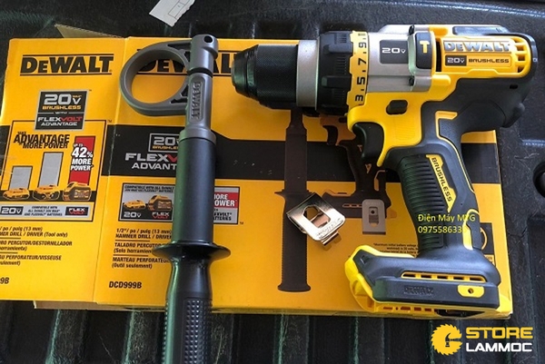 Khám phá sức mạnh của máy khoan pin Dewalt DCD999N với pin Flexvolt