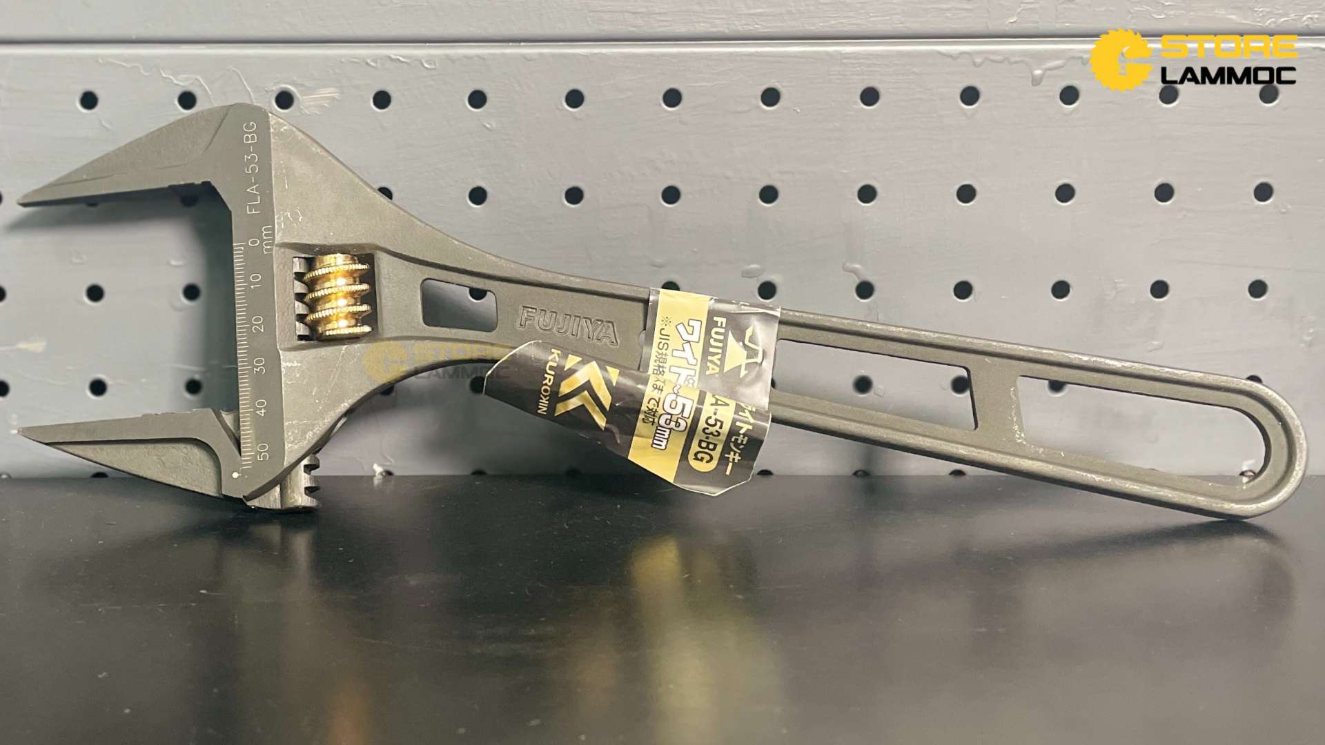 Mỏ lết cán díp mở 0-53mm dòng Kurokin Fujiya FLA-53-BG